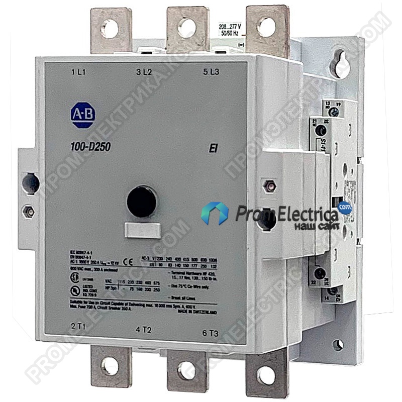 100-D250 Allen Bradley 250 A, катушка 208-277V