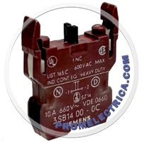 3SB1400-0CКонтактный блок 1NC 230 VAC WOW Siemens