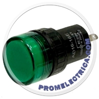 AD16-16E-220V-G светосигнальная арматура 16мм 220VAC зеленая