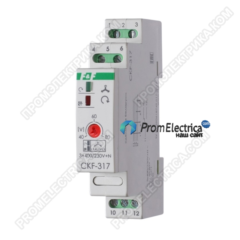 CKF-317 Module relais de surveillance de tension DIN SPDT 4s IP20 F&F CKF-317 Module relais de surveillance de tension DIN SPDT 4s IP20 F&F