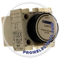 LADT0 Дополнительный контактный блок с задержкой на включение 0.1-3 сек, 1НО+1НЗ, Schneider Electric