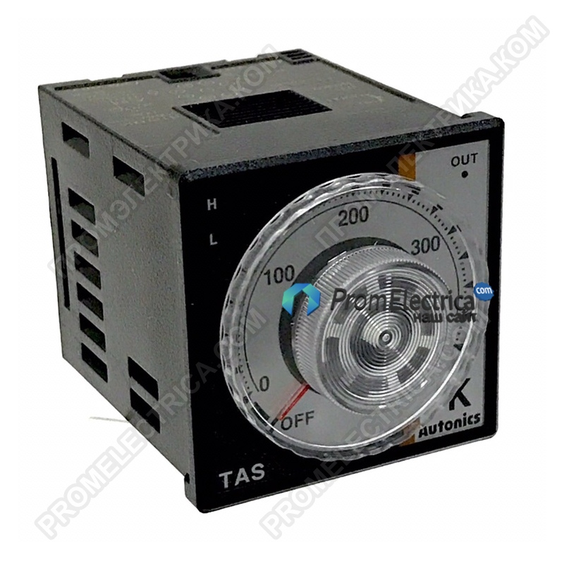 TAS-B4RK2C Температурный контроллер, аналоговый, 48х48х66мм, 100-240VAC, выход реле, для CA, 0~200С