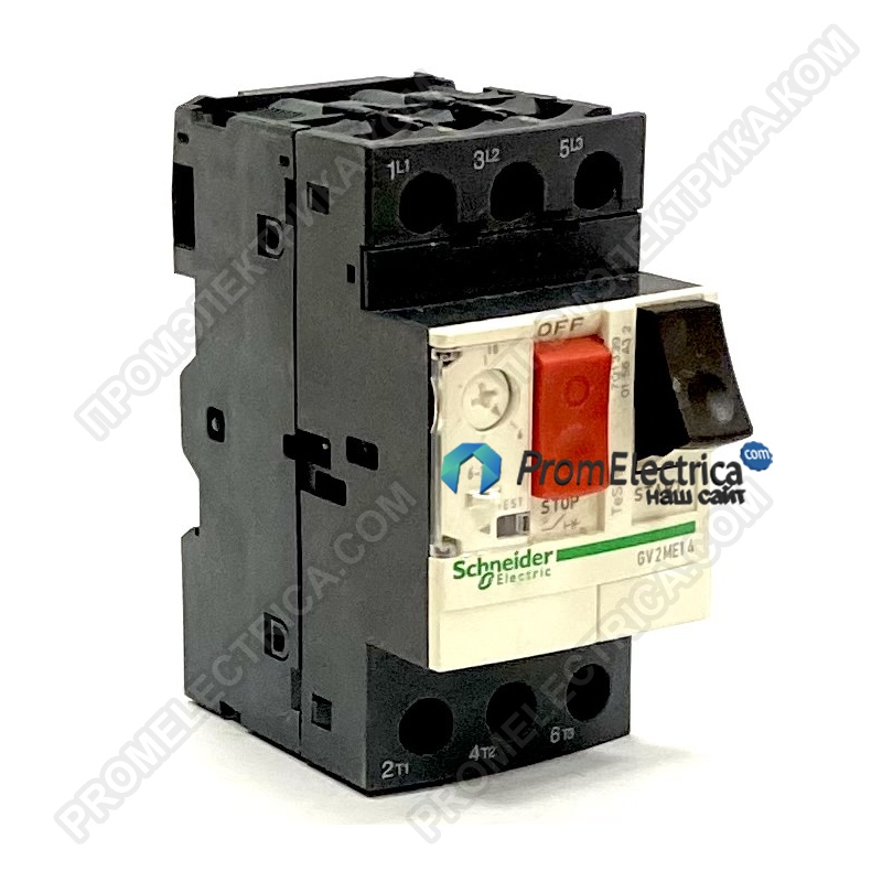 GV2ME14TQ Автоматический выключатель с комбинированным расцепителем 6-10а schneider electric