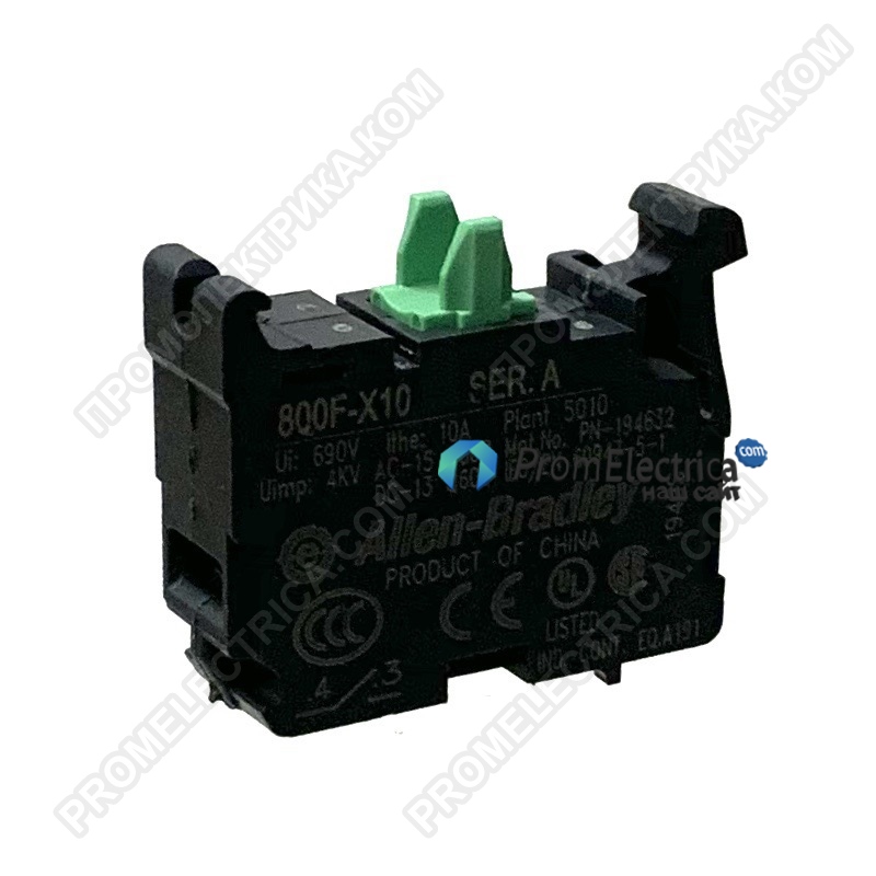 800F-X10 Блок контактов 1НО, Allen Bradley