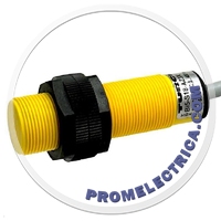 BI5-S18-AZ3X Индуктивный датчик М18, дист. 5 мм., 2 проводной 20-250 AC/DC, NO, кабель 2 м.