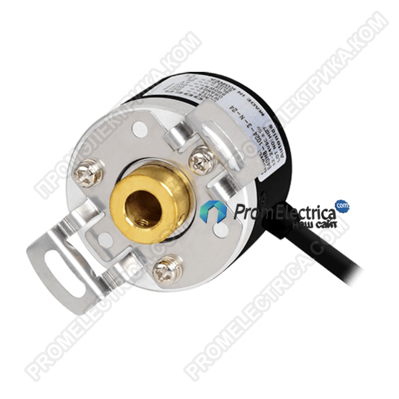 E40H12-400-3-N-24 Инкрементальный энкодер с полым валом, D=12 mm, 400 имп/об, 24 VDC Autonics