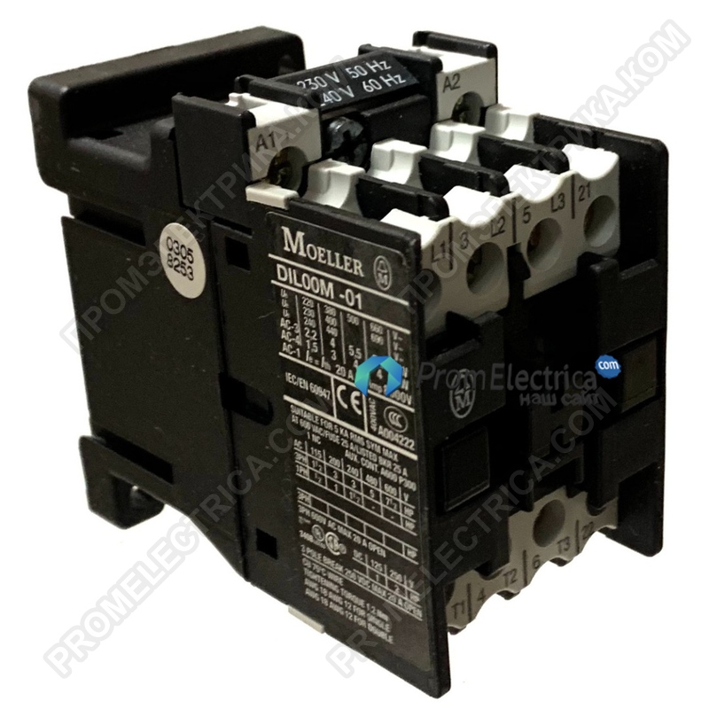 DIL00M-01-24V Контактор (24V 50Hz) 20А MOELLER / EATON