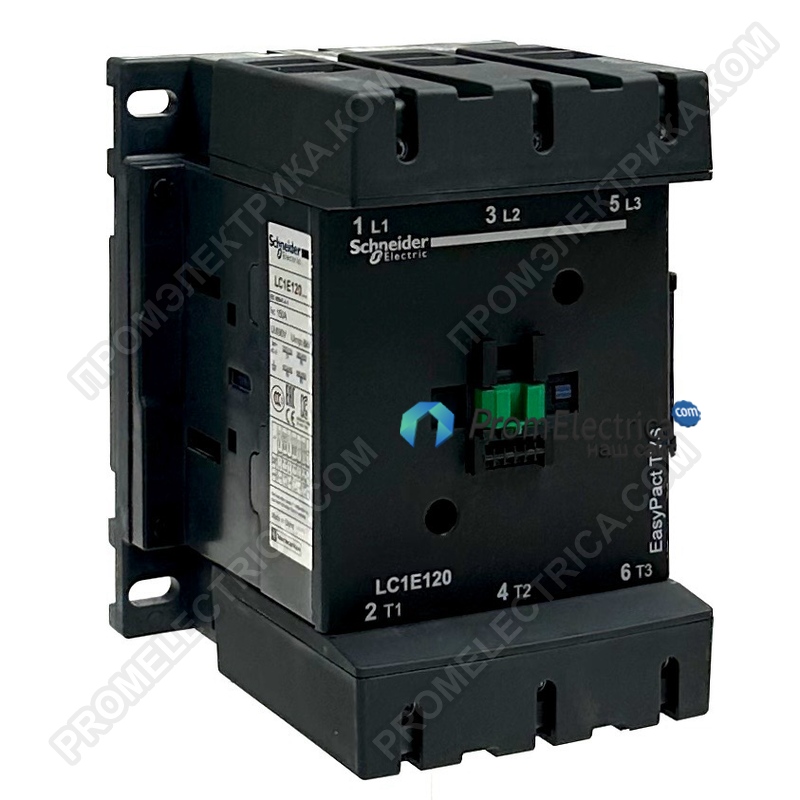 LC1E120M5 Контактор 3-полюсной, 120А, 220 VAC Schneider Electric