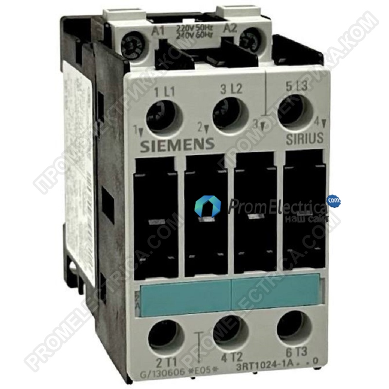 3RT1024-1AP60 Контактор 3P 3NO 220V 5.5kW 12А