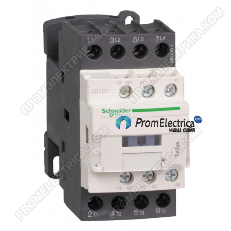 LC1DT40MD Контактор 4-полюсный, 40А, 220 VDC