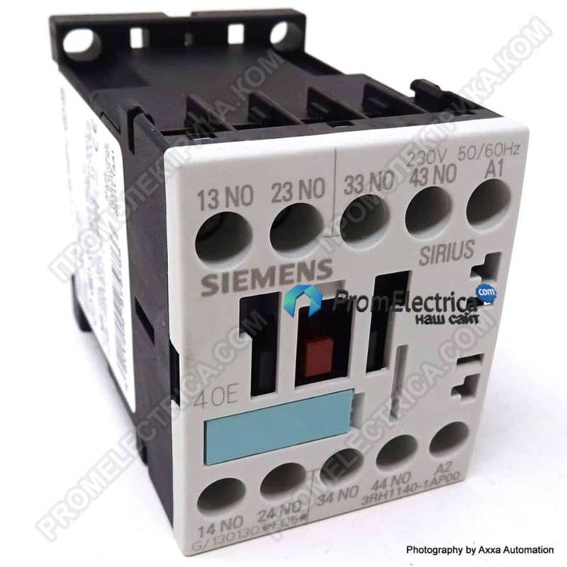 3RH1140-1AP00 Контактор, 4НО, 230 VAC 50 Гц, SIEMENS