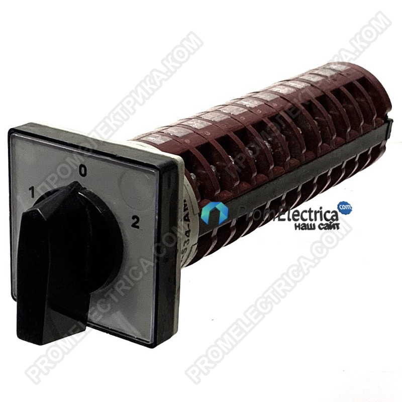 4G10-534-U-R014 Кулачковый переключатель 2-0-1, 12 пол., 10А, монтаж на панель