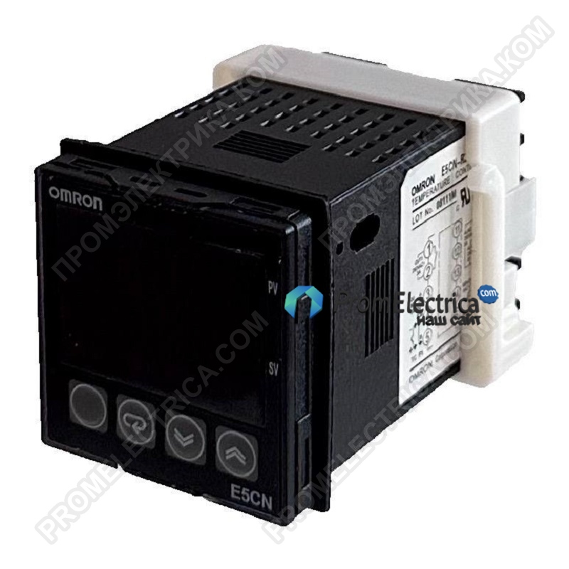 E5CN-R2MT-500-100-240VAC Цифровой регулятор, 48х48 мм, универсальный вход для подключения термопары или термосопротивления, управляющий выход: реле, 2 вспом. пит.100-240VAC