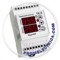 ТК-5 Терморегуляторы (для систем электрического обогрева), Количество каналов измерения: 3, Диапазон измеряемых температур: 0°C…+125°C,шаг: 1°C