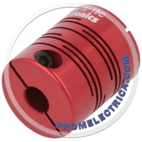 ERB-A-19C-06/06.5 Упругая муфта (разрезная) для подсоединения вала энкодера, диаметр отверстий 6*6.5мм,