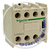 LADN22 Дополнительный блок контактов 2NO+2NC Schneider Electric ( аналог LA1DN22 )