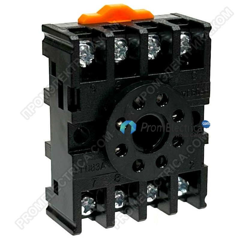 PF-083А Колодка 8 PIN, крепление на DIN-рейку.