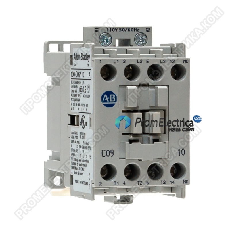 100-C09Z*01/B Контактор 3-полюсный 9А, 24VAC Allen-Bradley