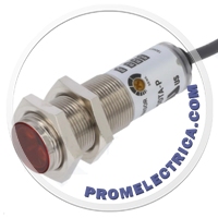BRQM400-DDTA-P Диффузный фотодатчик, М18, PNP NO, 400мм, кабель 2 м, IP67
