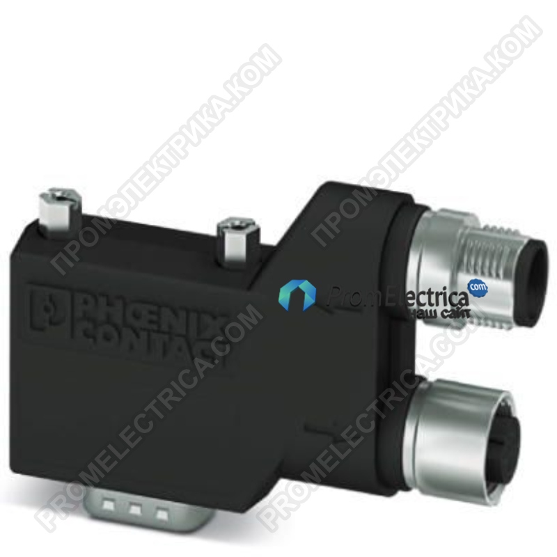 2902323 SUBCON-PLUS-CAN/90/M12 Шинный штекер D-SUB, 9-конт., гнездо, цоколёвка: 2, 3, 5, 6, 7, 9; два подвода кабеля M12 (кодировка A) под углом 90°. CAN, CAN