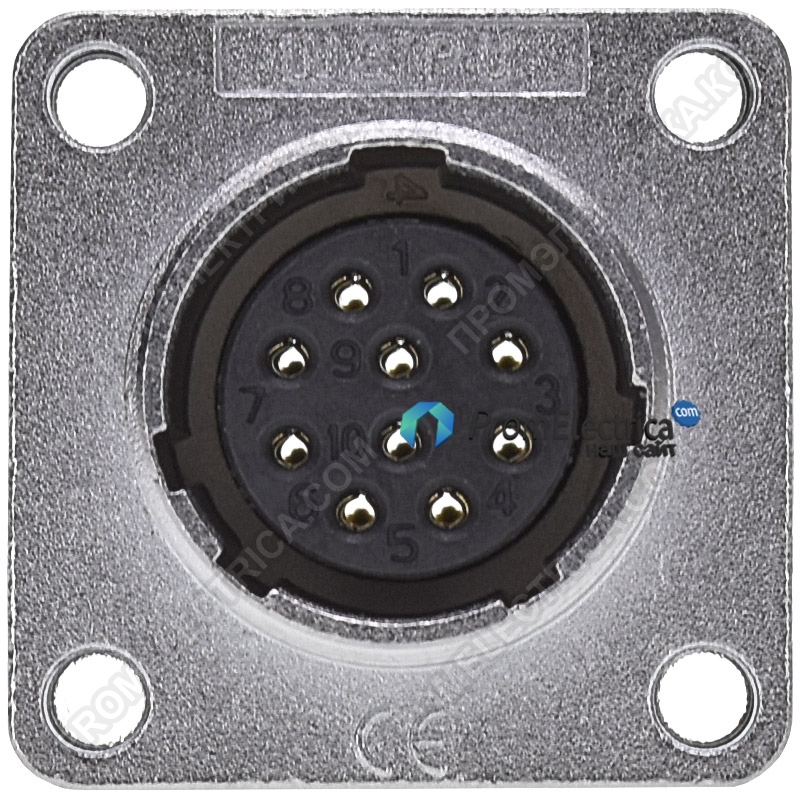 WS16J10TQ1 Разъем WEIPU 10PIN папа хвост ПВХ , пайка