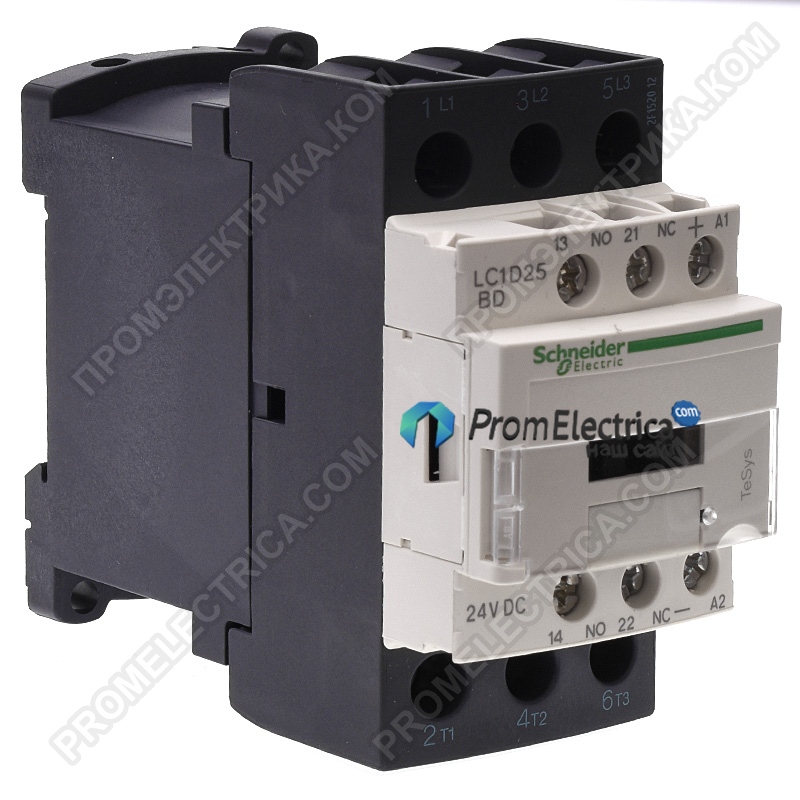LC1D25P7C Контактор 3-полюсный, 25А, 230 VAC Schneider Electric