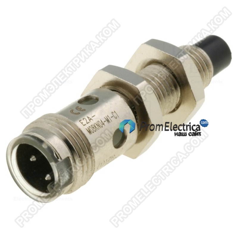 E2A-M08KN04-M1-C1 Индуктивный датчик М8, 4мм, NPN NO, 1000гц, 12-24VDC, разъем М12