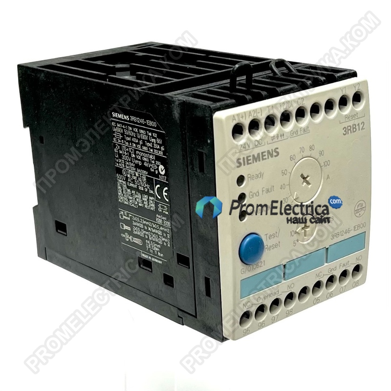 3RB1246-1EB00 Реле перегрузки термисторное, 24V DC, 25-100А