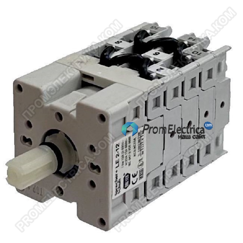 194L-E12-4512 Переключатель шаговый Step 1-2-3-4 60°, 12 Amp, 2 Poles