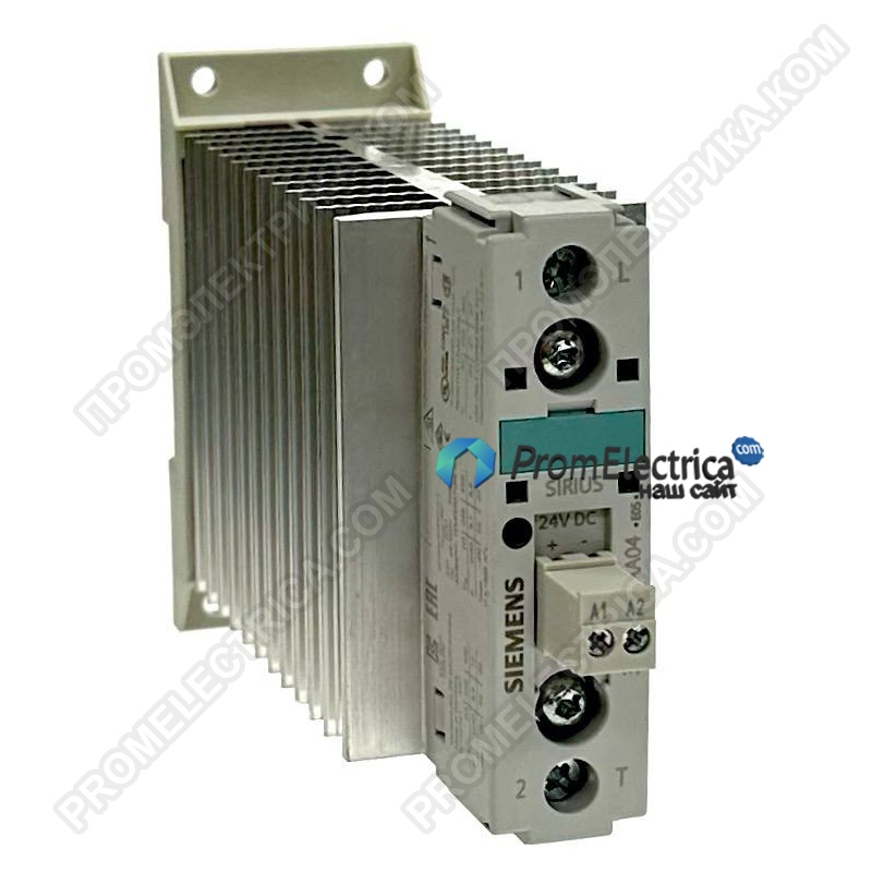 3RF2330-1AA04 ПОЛУПРОВОДНИКОВЫЙ КОНТАКТОР 3RF2 AC51 30A 40 ГРАД. C 230-460V / 24V DC ВИНТОВЫЕ КЛЕММЫ