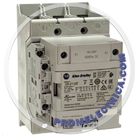 100-E116ED11 Контактор 3х полюсный, 116А, 55kW, управление 100-250V AC/DC, доп контакты 1NO/1NC, Allen Bradley