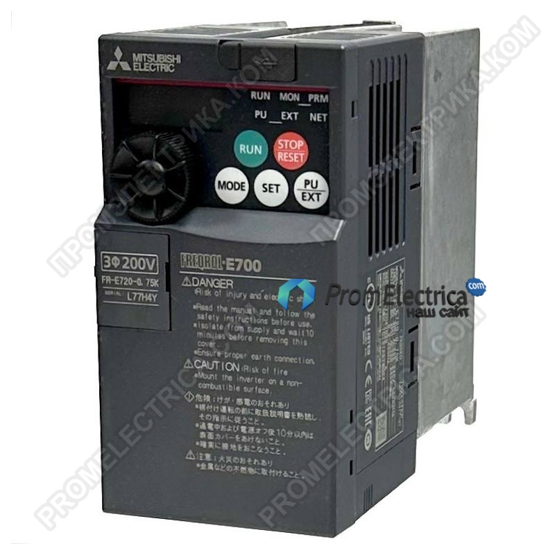 FR-E720-0.75K FR-E720-0,75K Частотный преобразователь 0.75кВт Mitsubishi Electric