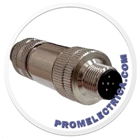 B-DP-PG7/9-M Прямой разъем M12, 5PIN, штекер 